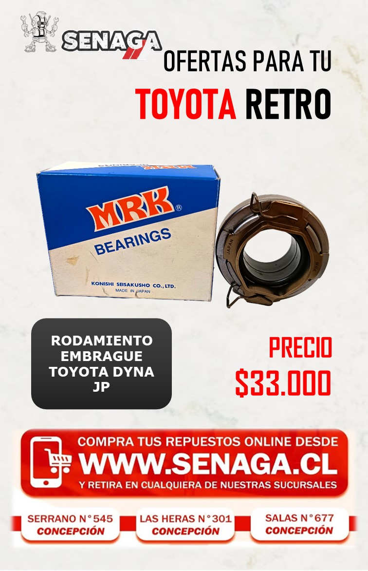 RODAMIENTO EMBRAGUE DYNA JP