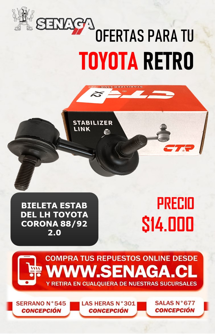 BIELETA ESTAB DEL LH CORONA 88/92 2.0